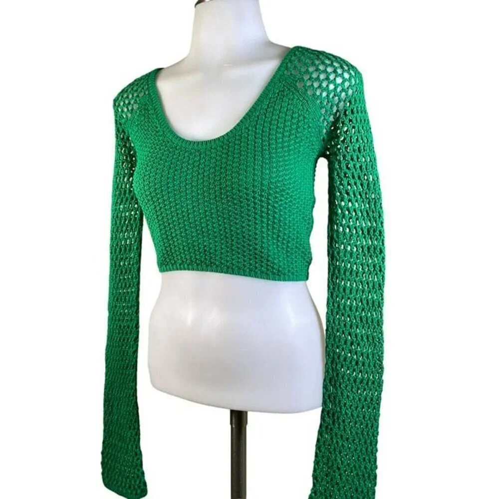 NBD Verona Crotchet Top Sample - Green